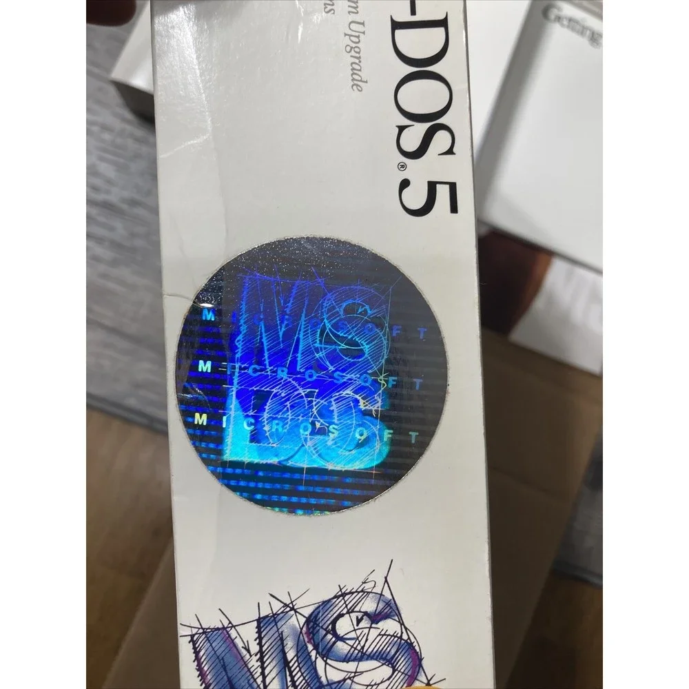 VINTAGE MICROSOFT MS-DOS 5 UPGRADE 5.25